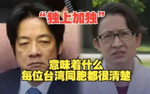 赖清德公布副手人选：萧美琴 国台办曾表态：“独上加独”意味着什么每位台湾同胞都很清楚