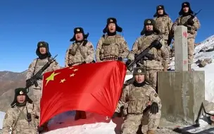 新年度首次巡逻 高原官兵爬1377级“天梯”到达界碑