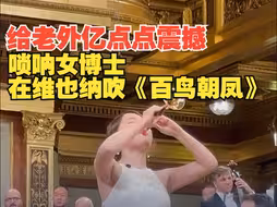 中国女生把唢呐吹到了维也纳！唢呐博士刘雯雯在维也纳金色大厅演奏《百鸟朝凤》