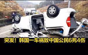 突发！韩国一车祸致中国公民6死4伤