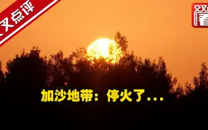 加沙地带：停火了...
