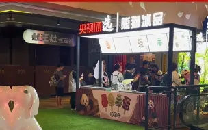 央视网选熊猫馆体验馆：撸猫吃冰 邀你来选