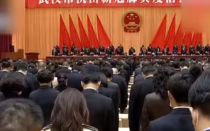 深切悼念! 武汉市抗击新冠肺炎疫情表彰大会现场  全场默哀