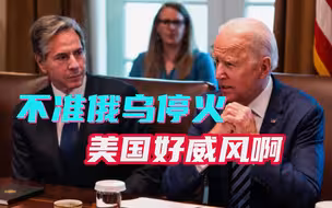 中俄领导人会晤后，布林肯重申不准俄乌停火，泽连斯基也该醒醒了
