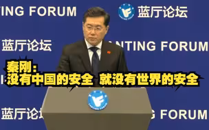 秦刚：没有中国的安全 就没有世界的安全