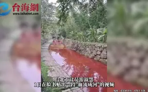 台北市内湖区内沟溪突然
