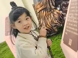 8岁女孩在博物馆一眼看出诗句漏印一个字，原来她执意纠错还有一份家国情怀