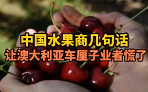 中国水果商几句话让澳大利亚车厘子业者慌了