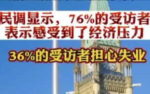 56%加拿大受访者无法应对高涨的生活成本