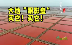 诗画山东｜滨州无棣盐田“遍地红” 宛如大地“眼影盘”