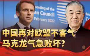 中国再对欧盟不客气，马克龙气急败坏？这步棋，我们走得实在是高