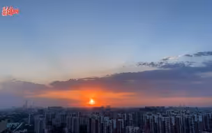 延时摄影｜每一次的日落，都是太阳留给天空最后的温柔！