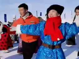 大美中国行·冰雪之约——走进内蒙古｜莫尔格勒河畔燃起“最炫民族风”