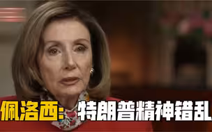 佩洛西：特朗普是精神错乱且危险的疯子 应该起诉他