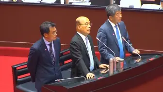 苏贞昌在克拉奇抵台后进行美猪项目报告，展现对美国的“忠诚”？