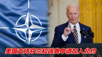 北约再扩张？美国支持芬兰和瑞典申请加入北约