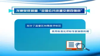 龙泉荣获首届“全国公共资源交易百强县”