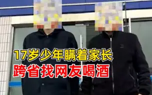 17岁少年瞒着家长跨省找网友喝酒：从江苏到阜阳，找到时人在KTV