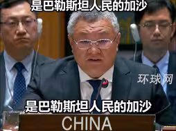 中国坚定支持巴勒斯坦实现独立建国，傅聪大使：加沙是巴勒斯坦的加沙，是巴勒斯坦人民的加沙