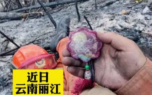 云南消防员展示重庆女孩送的荷包:随身携带，“一鹿平安”即“一路平安”