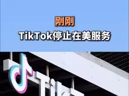 刚刚，TikTok停止在美服务