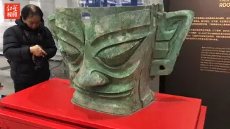 春晚大咖”三星堆青铜大面具“回家”   元宵节首次正式展出