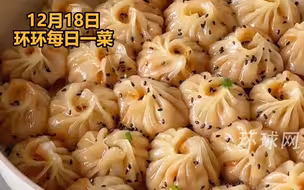 【环环每日一菜】在家也能做的拇指生煎包，皮脆爆汁，一口一个巨好吃
