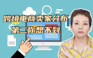 跨境电商卖家分布，第二你想不到