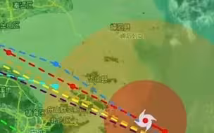 今年第6号台风“烟花”7月25日12时30分前后登陆舟山普陀区