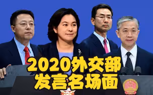 2020外交部发言名场面