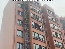 4岁女童悬在7楼窗外，物业经理从6楼窗外托举保护，众人合力化险为夷