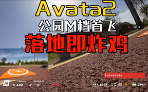 大疆Avata2公园M档首飞~落地即炸鸡！