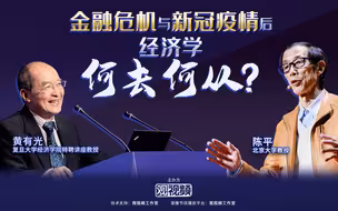 【陈平对话黄有光】金融危机与新冠疫情后，经济学该何去何从？（完整版）