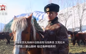 一队人，一群马，他们日夜坚守在阿尔泰山边境上！