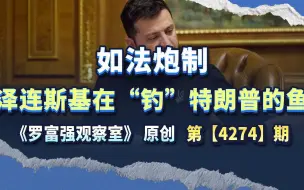 泽连斯基开始“钓”特朗普的鱼，但只会被拖进水里，被鲨鱼吃了