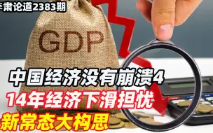 李肃：中国经济没有崩溃4，14年经济下滑担忧，新常态大构思