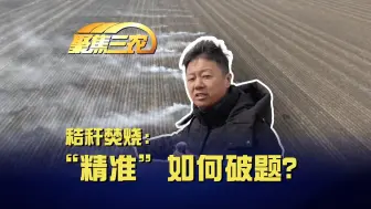 聚焦三农丨秸秆焚烧：“精准”如何破题？
