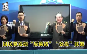 国民党发动“反莱猪”“公投”联署  2月力拼50万票