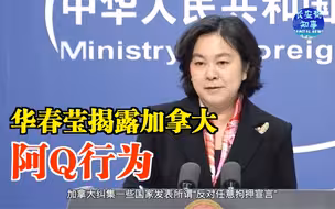 华春莹揭露加拿大阿Q行为