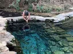 这么绿的水，都敢下去啊
