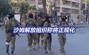 叙利亚“沙姆解放组织”谈以色列入侵