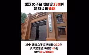 湖北监狱系统累计确诊271例，一监狱长被免职、一干警被处分！