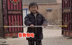 小男孩现场“金箍棒”教学：“本来以为是青铜，后来发现是王者”