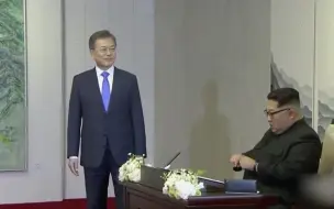 金正恩在和平之家题词