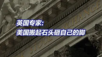 英国专家说美国搬起石头砸自己的脚