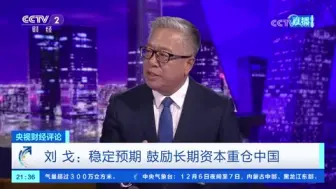 刘戈：稳定预期 鼓励长期资本重仓中国