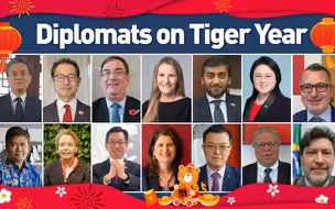 听听这些外交官如何用中文送虎年祝福