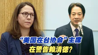 “美国在台协会”主席年内三度窜台意图何在？苑举正：警告赖清德