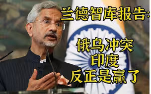 兰德：俄乌冲突印度反正是赢了