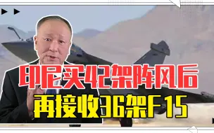 针对南海吗？印尼豪掷220亿，购买42架阵风后，再度接收36架F15